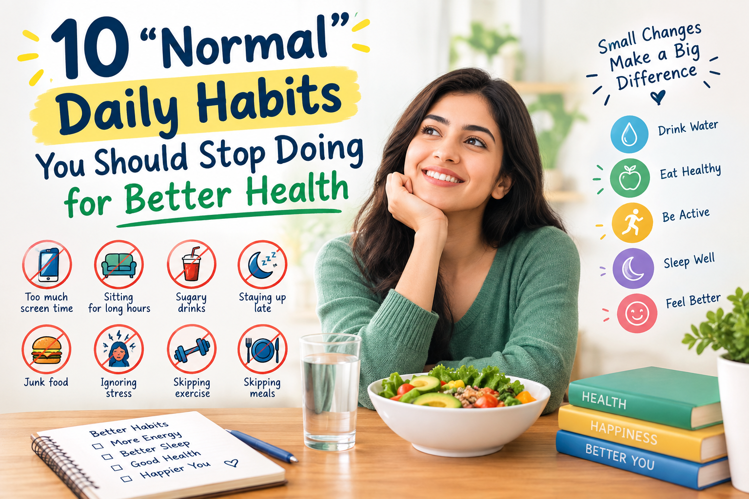 10 “Normal” Daily Habits You Should Stop Doing for Better Health