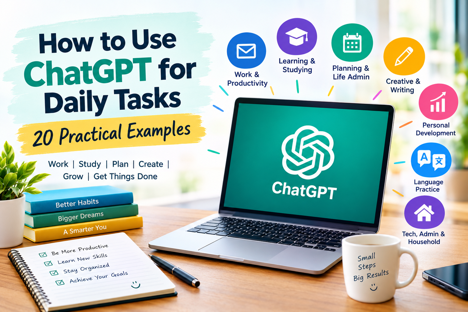 How to Use ChatGPT for Daily Tasks: 20 Practical Examples